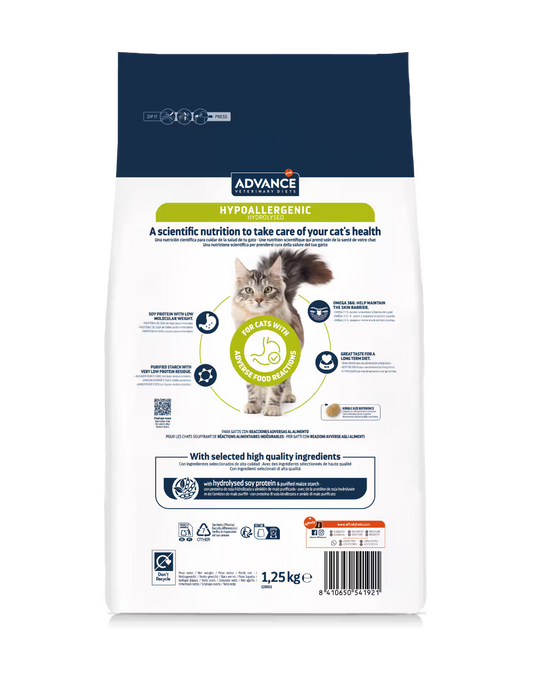 Advance Vet Gato Hipoalergénico - Pienso seco para gato con alergias