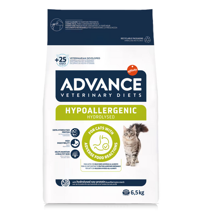 Advance Vet Gato Hipoalergénico - Pienso seco para gato con alergias