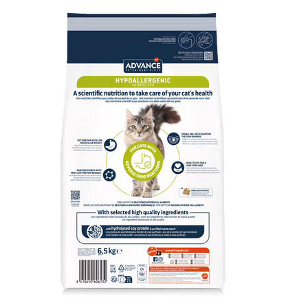 Advance Vet Gato Hipoalergénico - Pienso seco para gato con alergias