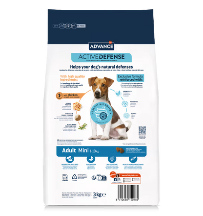 Advance Dog Mini Adult Chicken and Rice - Dry dog food
