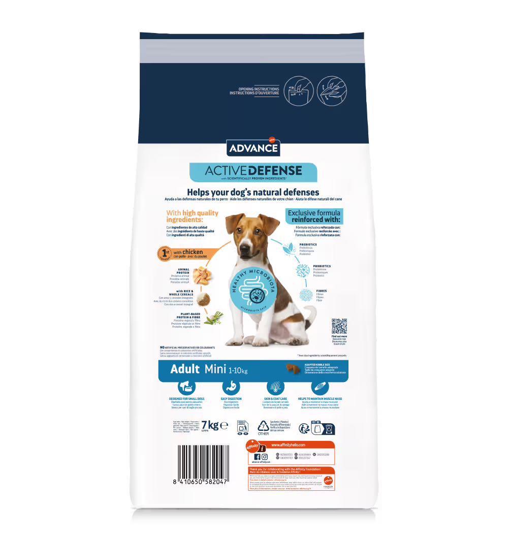 Advance Dog Mini Adult Chicken and Rice - Dry dog food