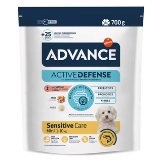 Advance Mini Sensitive Care Perro Salmón y Arroz - Pienso seco para perro con piel y digestión sensibles