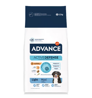 Advance Maxi Light Dog Chicken and Rice - Dry dog food for weight control