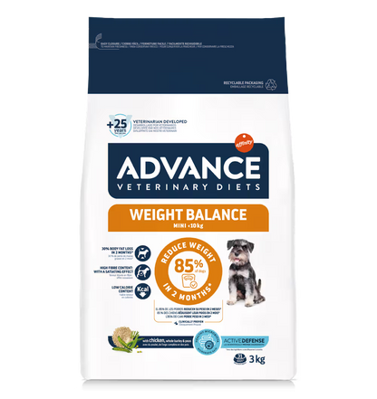 Advance Veterinary Diets Weight Balance Mini - Dry food for dogs for weight control
