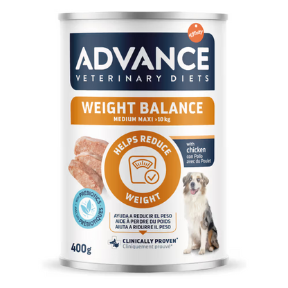 Advance Veterinary Diets Weight Balance Cão Adulto Frango - Ração húmida para cão com excesso de peso e diabetes