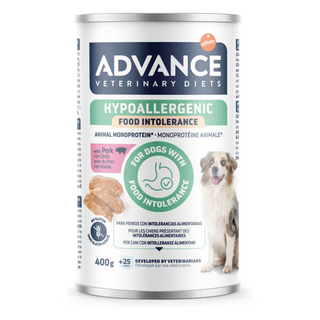Alimentação Veterinária húmida para Cão Advance Vet Dog Hypoallergenic Pork Wet (Lata)