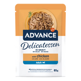 Advance Delicatessen Adult Cat in Gravy with Chicken - Wet cat food