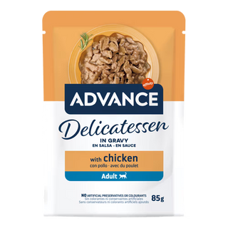 Advance Delicatessen Gato Adulto en Salsa con Pollo - Comida húmeda para gatos