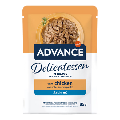 Advance Delicatessen Adult Cat in Gravy with Chicken - Wet cat food