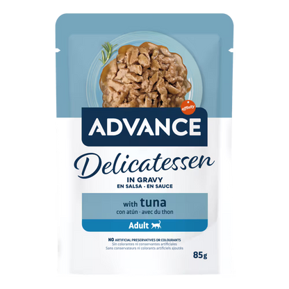 Advance Delicatessen Gato Adulto Atum - Ração húmida para gato