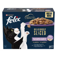 Felix Deliciously Sliced Seleção de Favoritos - Wet food for cats