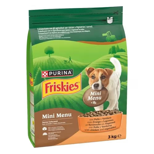 Friskies Mini Menu Frango - Pienso seco para perro con pollo