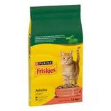 Friskies Adult Active - Pienso seco para perro con ternera y pollo