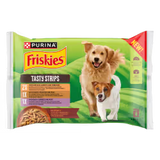Friskies Adulto Tasty Strips - Comida húmeda para perro