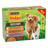 Friskies Adulto Tasty Strips - Comida húmeda para perro