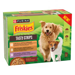 Friskies Adulto Tasty Strips - Wet food for dogs