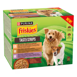 Friskies Adulto Tasty Strips Selections - Ração húmida para cão