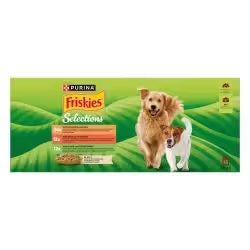 Friskies Adult Gelatina MPK Vaca/Frango/Borrego - Wet food for dogs with beef, chicken and lamb