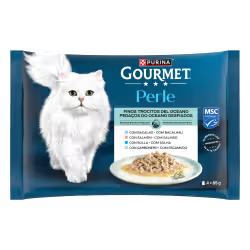 Gourmet Perle - Ração húmida para gato com peixe
