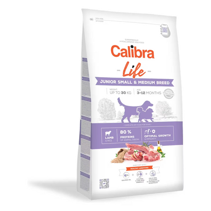Calibra Cão Life Júnior Raça Pequena & Média Borrego