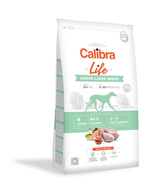 Calibra Cão Life Júnior Raça Grande Frango | 12Kg