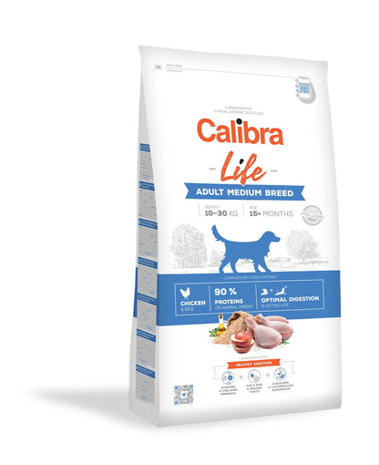CALIBRA DOG LIFE ADULT MEDIUM BREED CHICKEN | 2.5KG