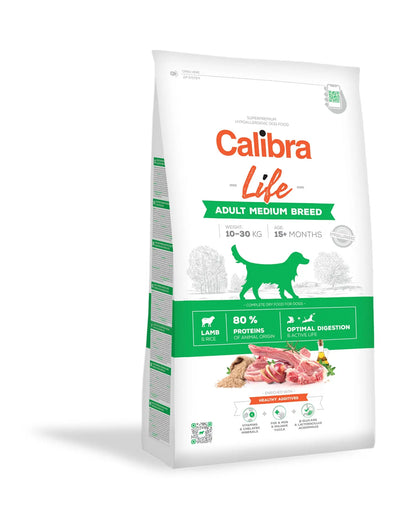 CALIBRA DOG LIFE ADULT MEDIUM BREED LAMB | 2.5KG