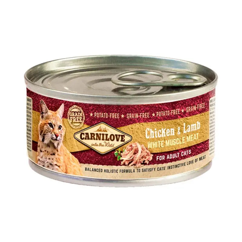 CARNILOVE FELINE ADULT CHICKEN LAMB BOX | 12 X 100GR