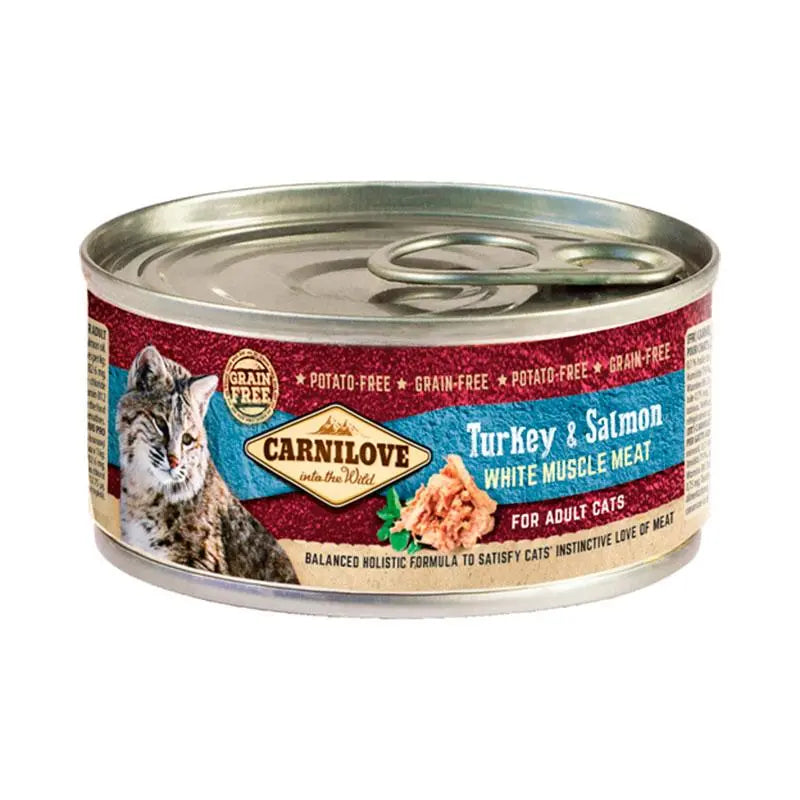 CARNILOVE FELINE ADULT TURKEY SALMON BOX | 12 X 100GR