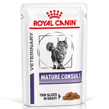 Royal Canin Vet Health Nutrition Mature Consult Gato Sénior - Ração húmida para gato para suporte da função renal e vitalidade