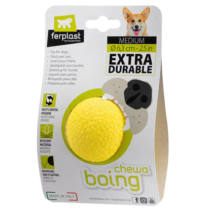 Ferplast Chewa Boing Ball - Brinquedo para cão para higiene dentária