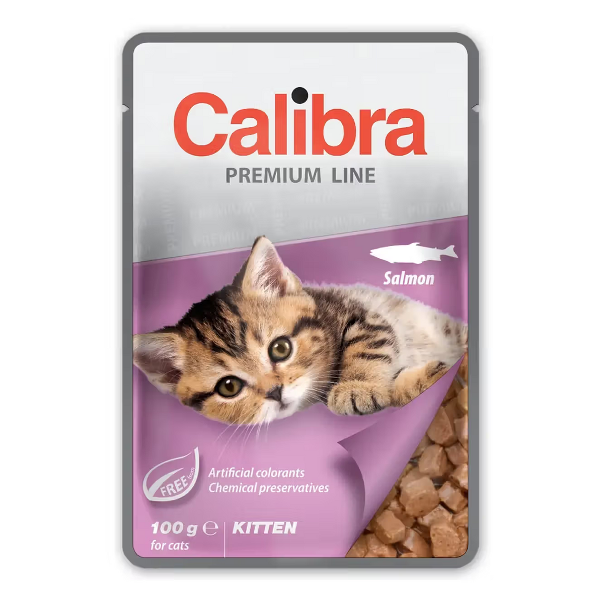 Calibra Cat Kitten Pouch Salmon