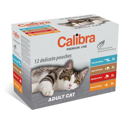 Calibra Gato Adulto Saqueta Multipack Caixa