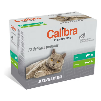 Calibra Cat Sterilised Pouch Multipack