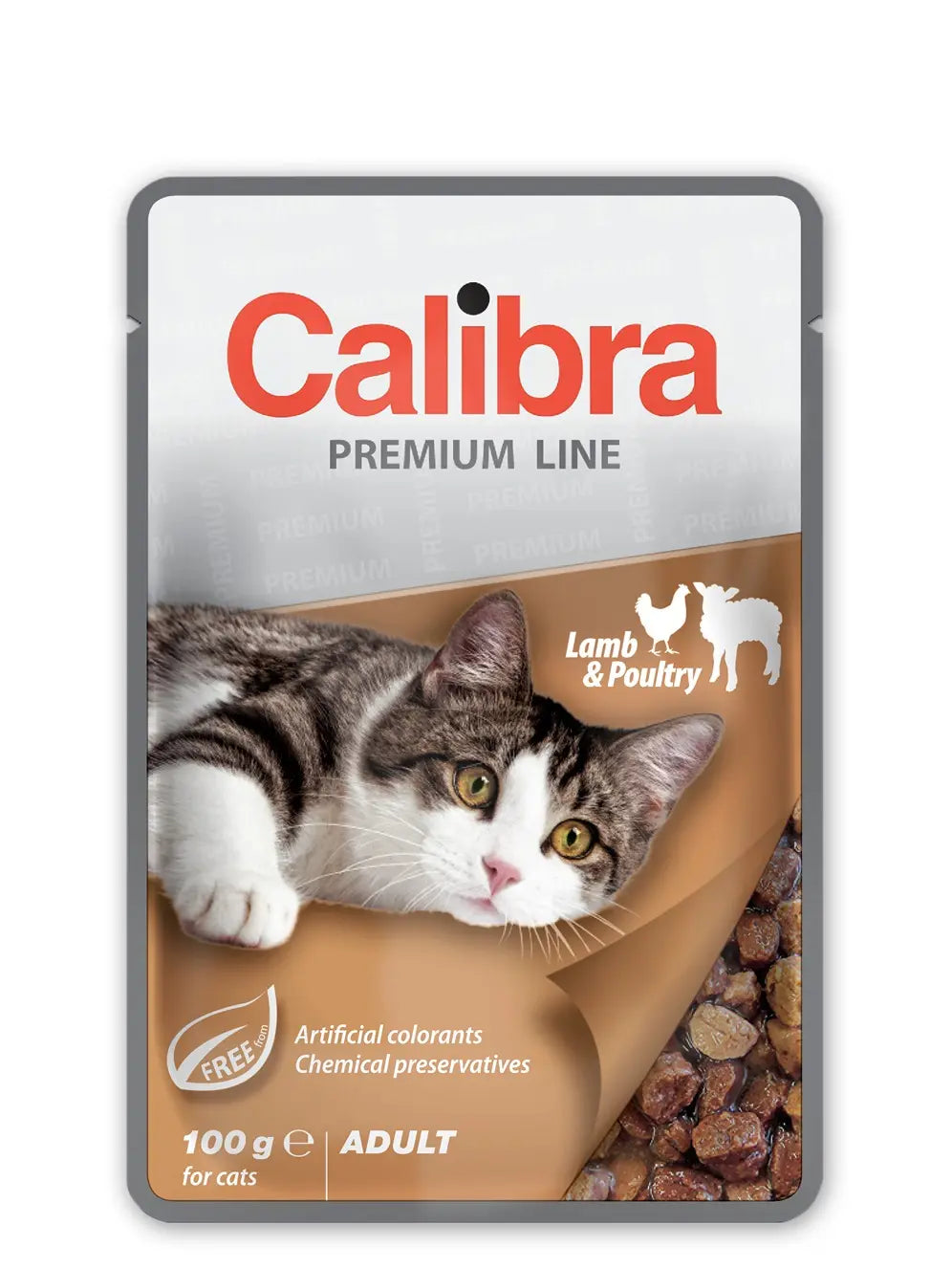 CALIBRA CAT POUCH ADULT LAMB CHICKEN BOX | 24 X 100GR