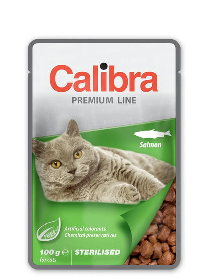 Calibra Sterilised Cat Pouch Salmon