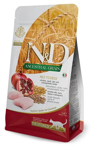 FARMINA ND CAT ANCESTRAL NEUTERED POLLO | 1.5KG