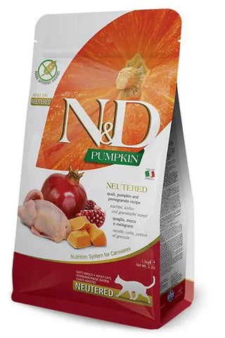 Farmina N&D Cat Pumpkin Neutered Quail