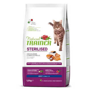 Natural Trainer Feline Adult Sterilised Salmon
