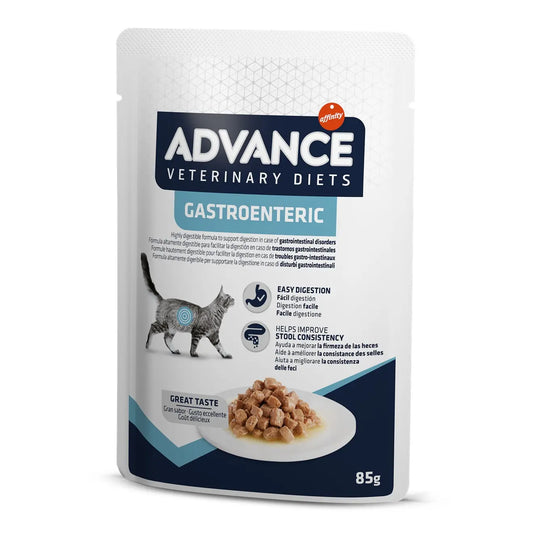 Advance Vet Gato Gastroenteric Frango - Ração húmida para gato com problemas gastrointestinais