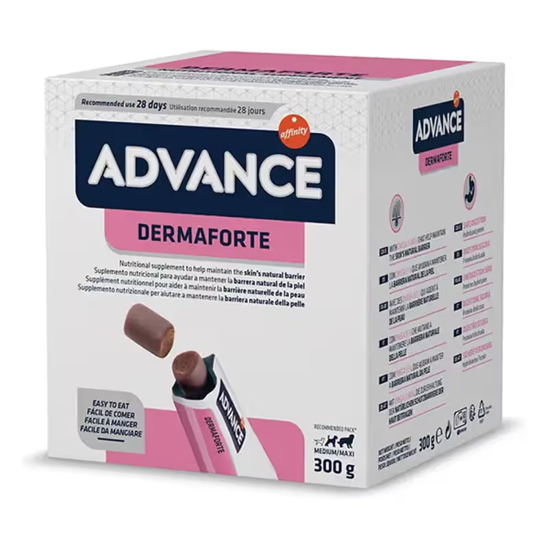Advance Vet Derma Forte Adult Dog - Dog snack for skin and coat support