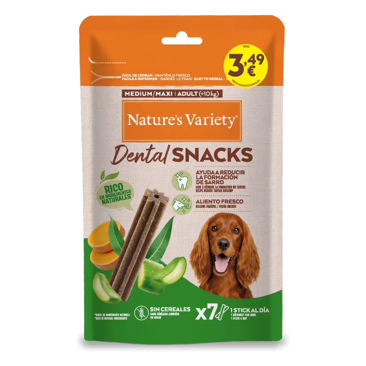 Natures Variety Dental Snacks Veg Dog - Dog snack
