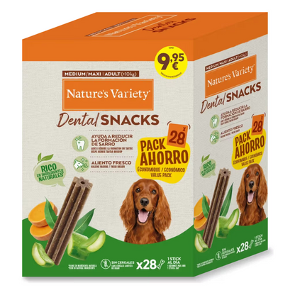 Natures Variety Dental Snacks Veg Medmaxi Dog - Dog snack