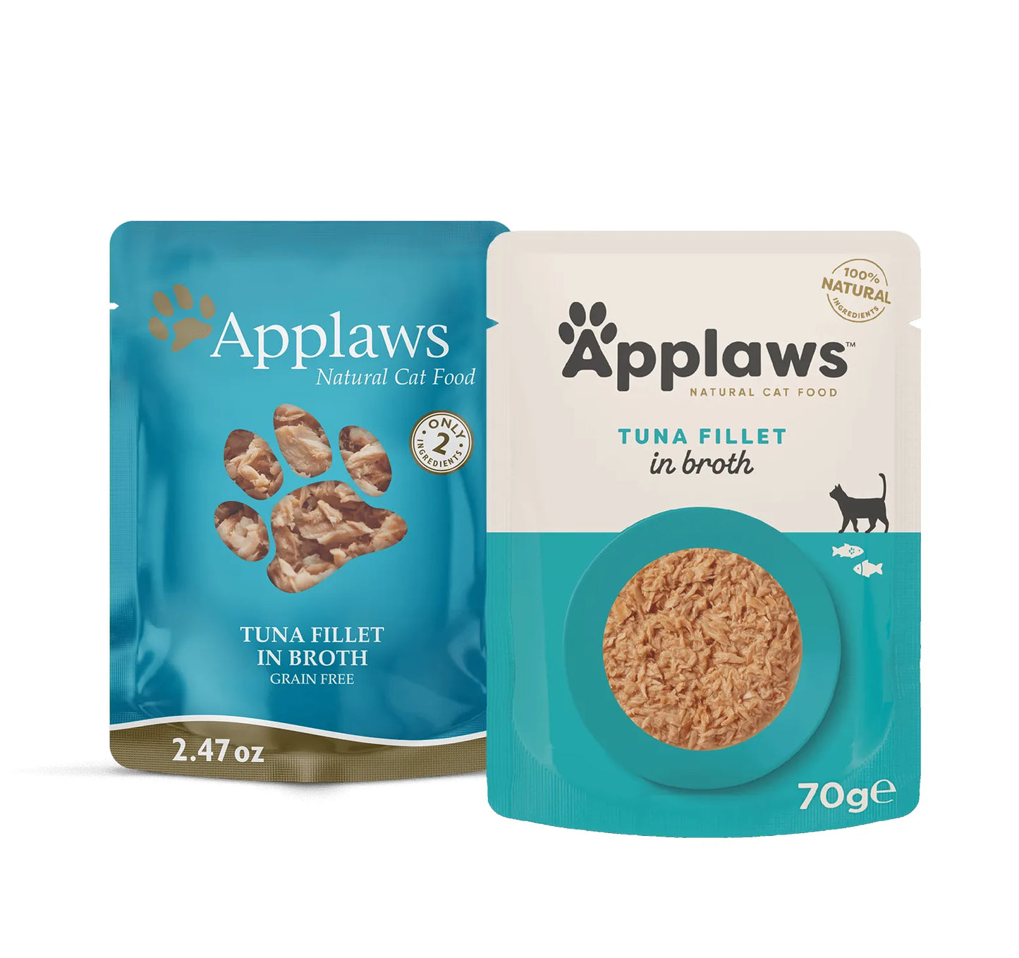 Applaws Gato Saqueta Filete de Atum En Caldo | 12 X 70Gr