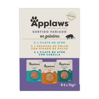 Applaws Gato Atún y Pollo en Gelatina - Comida húmeda para gatos