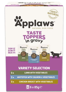Applaws Topper Cão Multipack Sortido em Molho - Ração húmida para cão