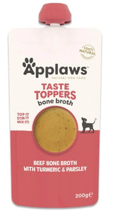 Applaws Botella Topper Caldo de Ternera para Perro - Comida húmeda para perro