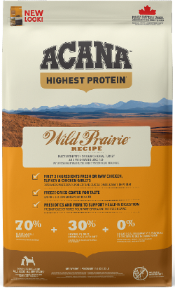 Ração para Cão Acana Highest Protein Dog Wild Prairie | 6 Kg