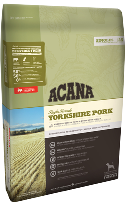 Ração para Cão Acana Singles Dog Yorkshire Pork | 11,4 kg
