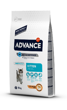 Ração para Gatos Advance Cat Kitten | Chicken & Rice | 3 kg 